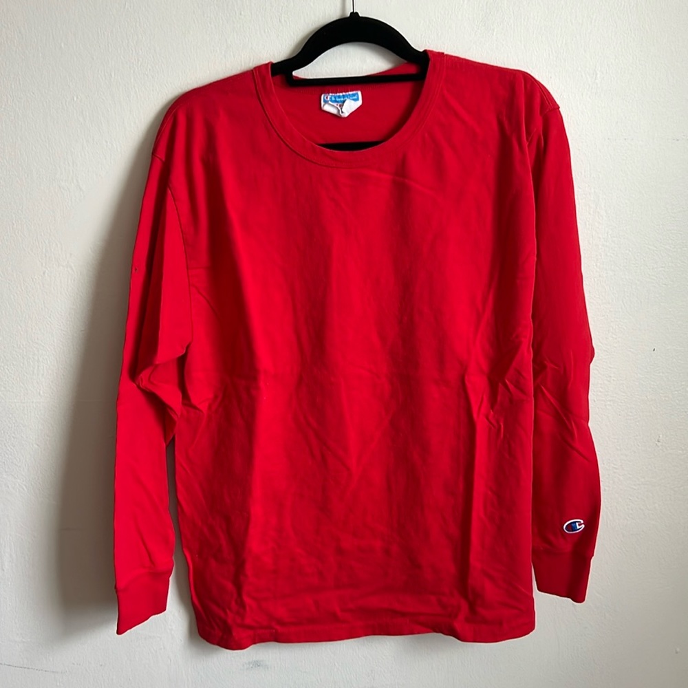 NWOT Red Champion Long Sleeve Shirt